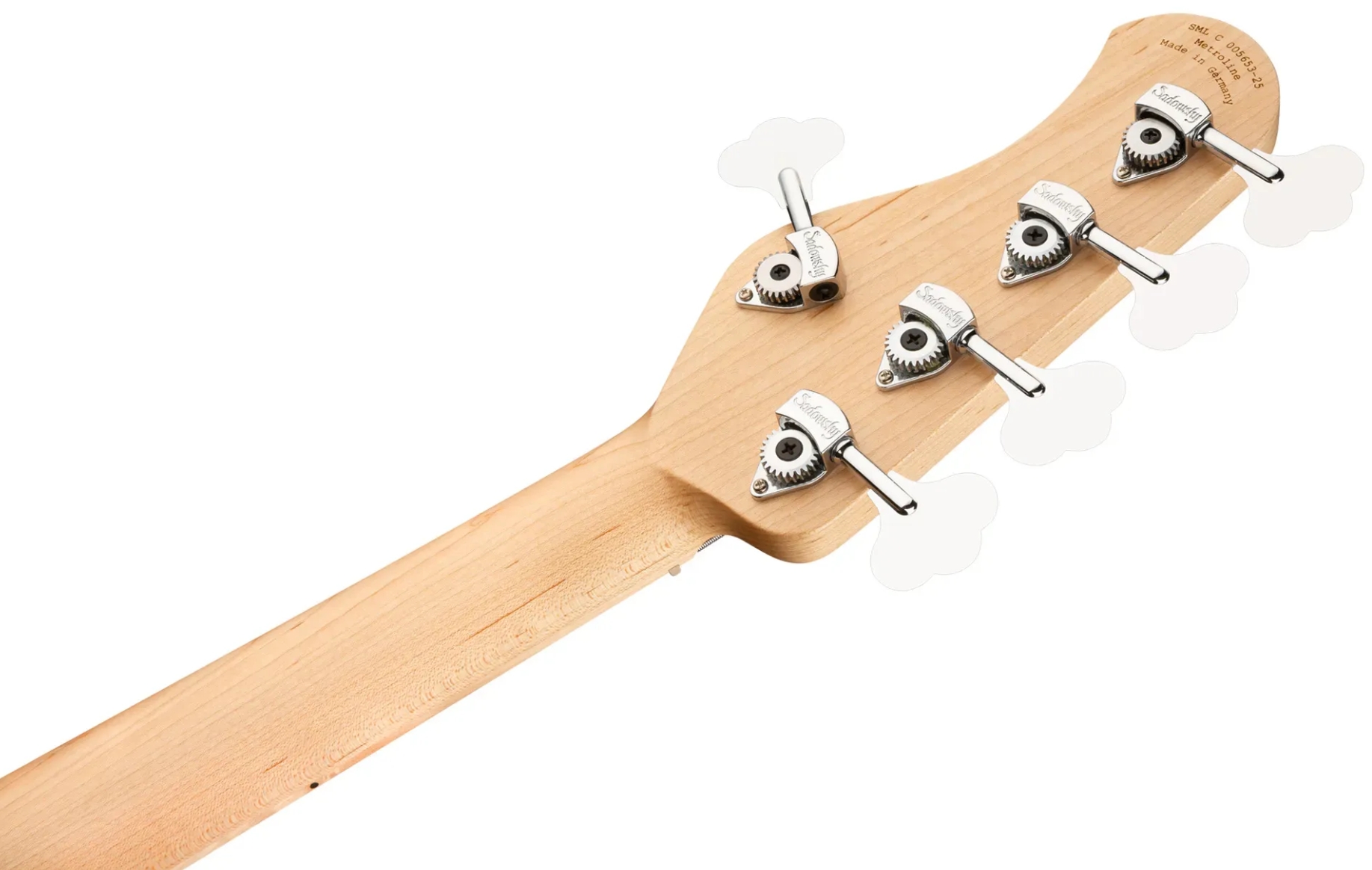 Sadowsky Hybrid Pj Bass 21 Fret Ash 5c Metroline All Active Mn - Natural Transparent Satin - Solid body elektrische bas - Variation 5