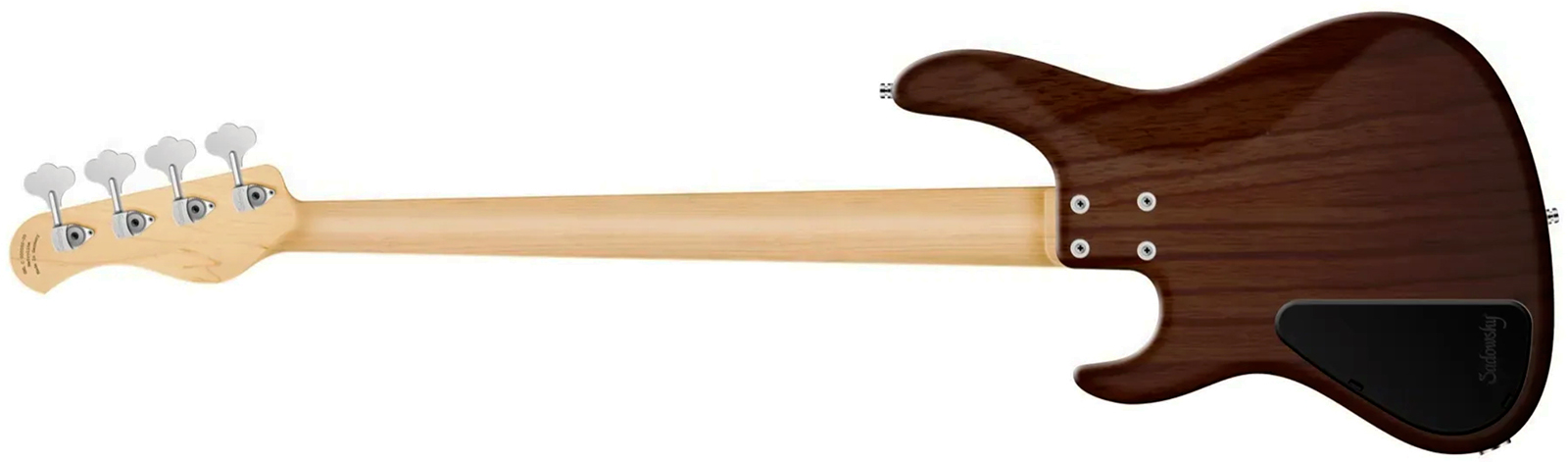 Sadowsky Modern Bass 24 Fret Ash 4c Metroline All Active Mn - Antique Tobacco Transparent Satin - Solid body elektrische bas - Variation 1