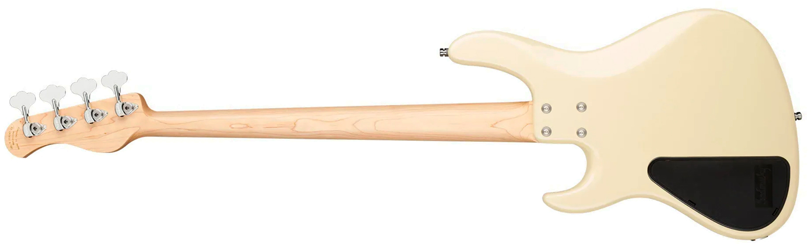 Sadowsky Modern Bass 24 Fret Ash 4c Metroline All Active Mn - Solid Olympic White - Solid body elektrische bas - Variation 1