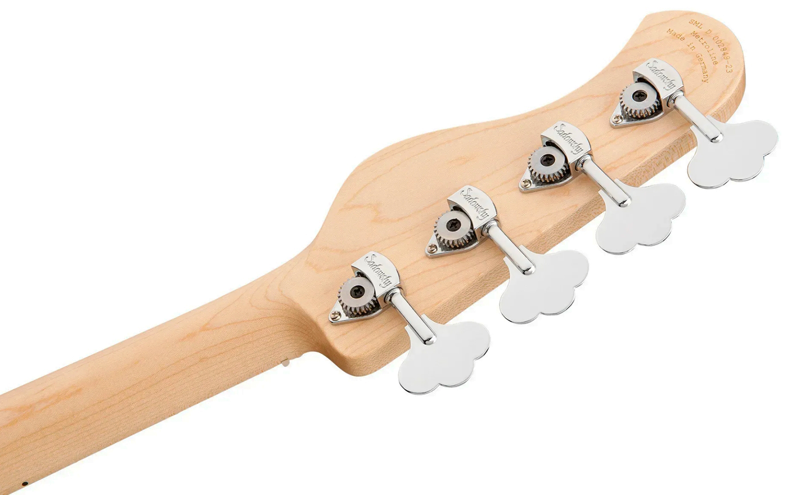 Sadowsky Modern Bass 24 Fret Ash 4c Metroline All Active Mn - Natural Transparent Satin - Solid body elektrische bas - Variation 2