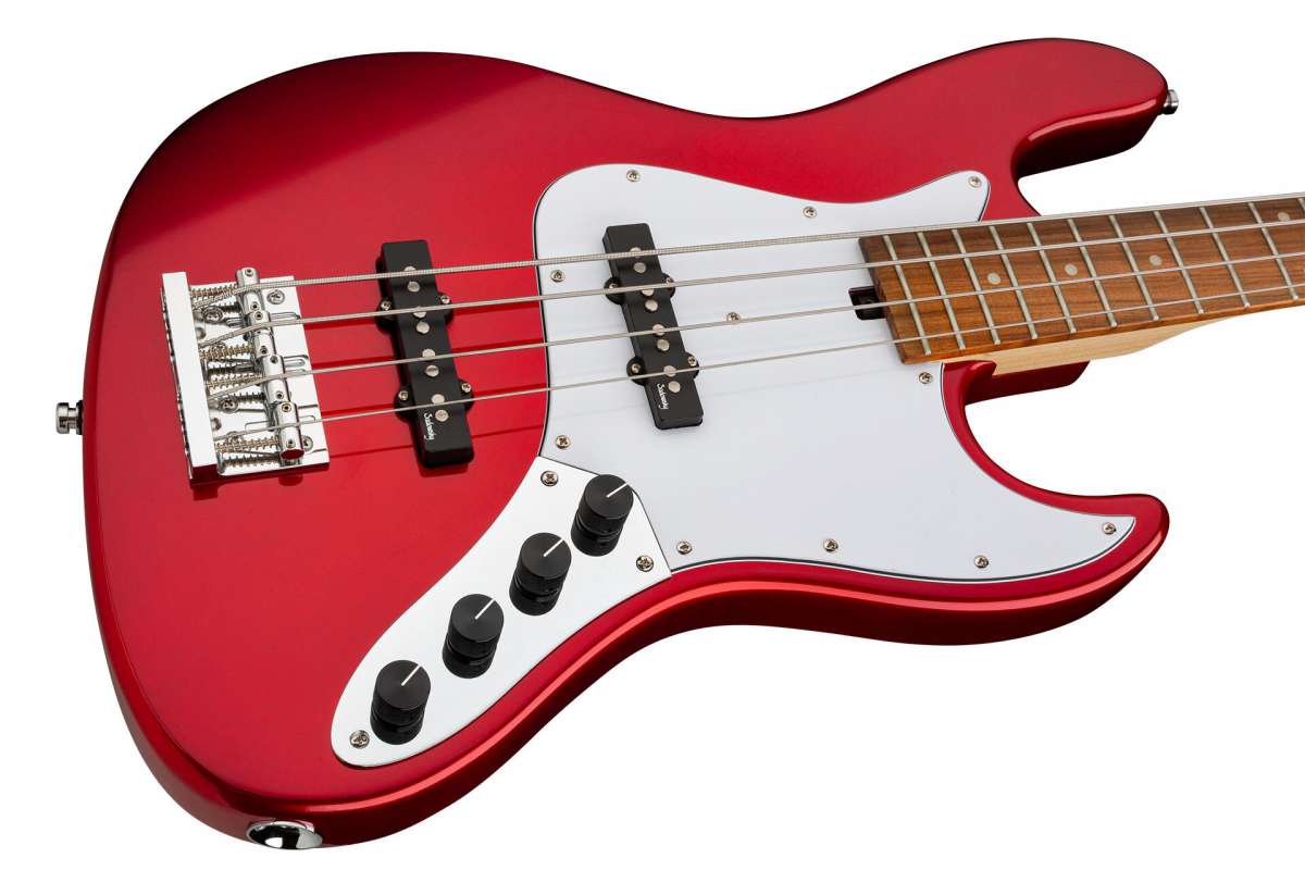 Sadowsky Vintage J/j Bass 21 Fret 4c Metroexpress Mor - Candy Apple Red - Solid body elektrische bas - Variation 2