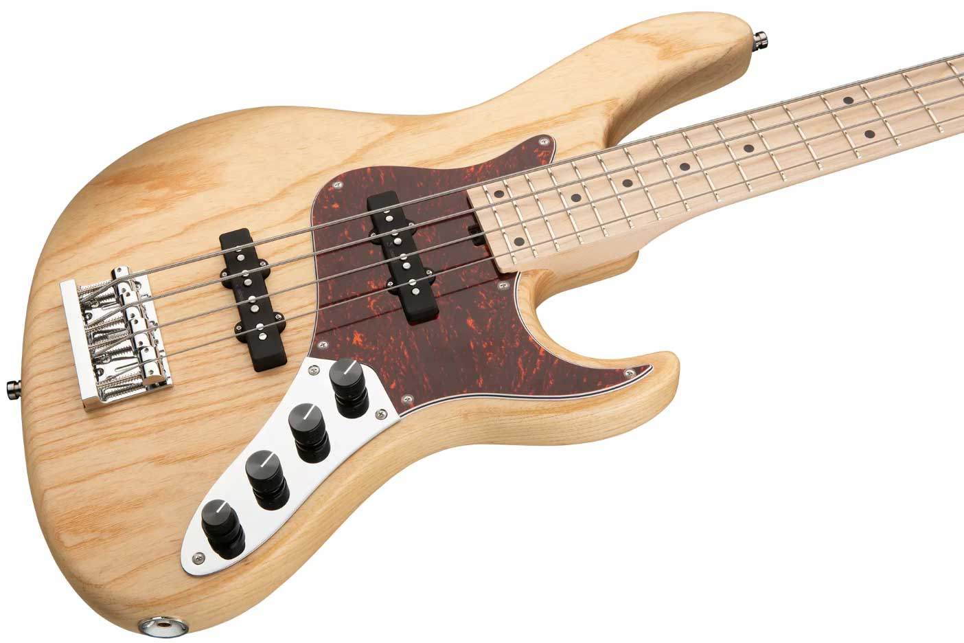 Sadowsky Vintage J/j Bass 24 Fret Ash 4c Metroline All Active Mn - Natural Satin - Solid body elektrische bas - Variation 2