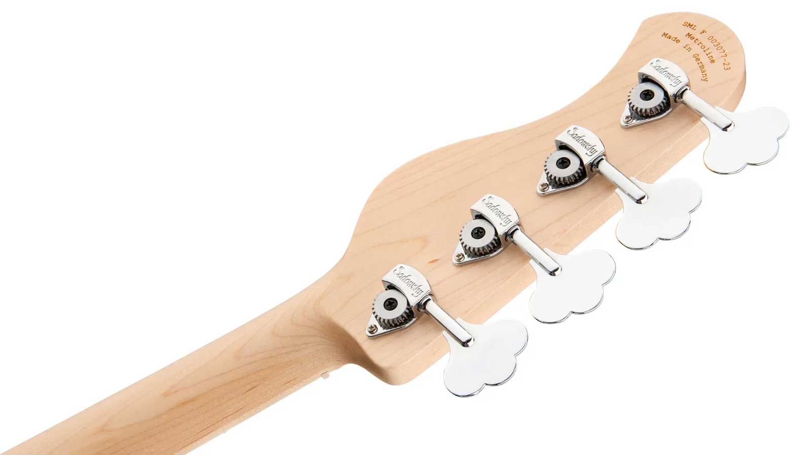 Sadowsky Vintage J/j Bass 24 Fret Ash 4c Metroline All Active Mn - Natural Satin - Solid body elektrische bas - Variation 5