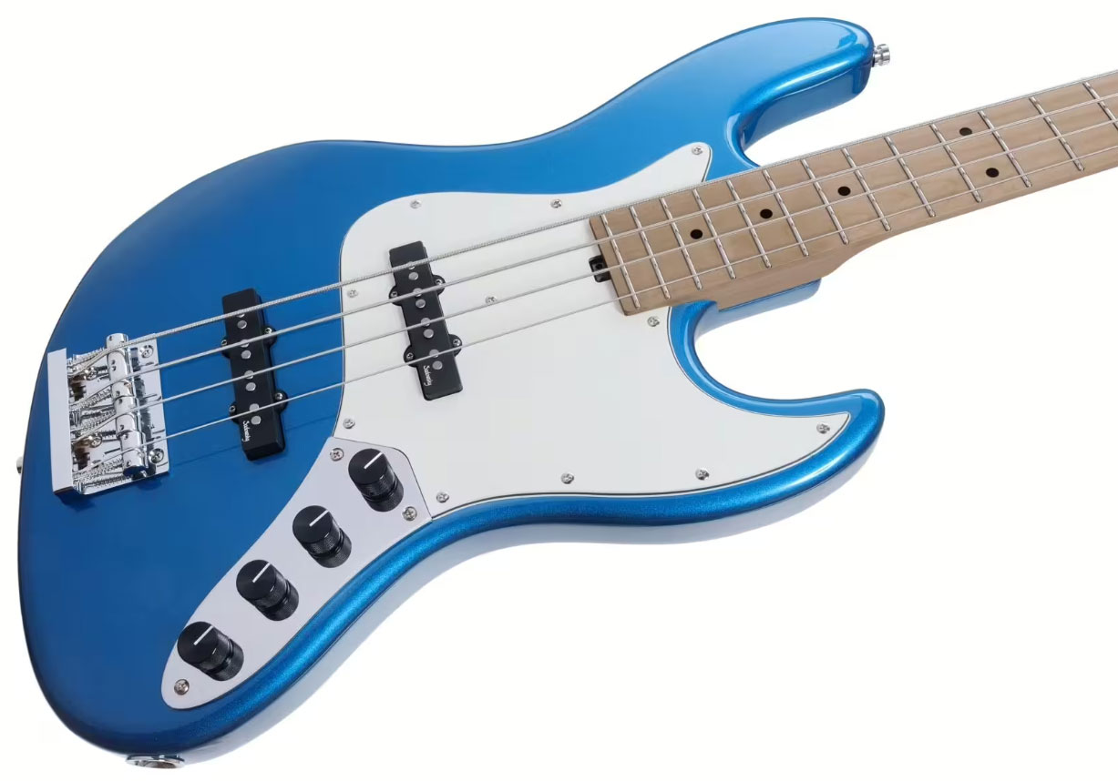 Sadowsky Vintage Jj Bass 21 Fret 4c Metroexpress V2 Mn - Ocean Blue Metallic - Solid body elektrische bas - Variation 2