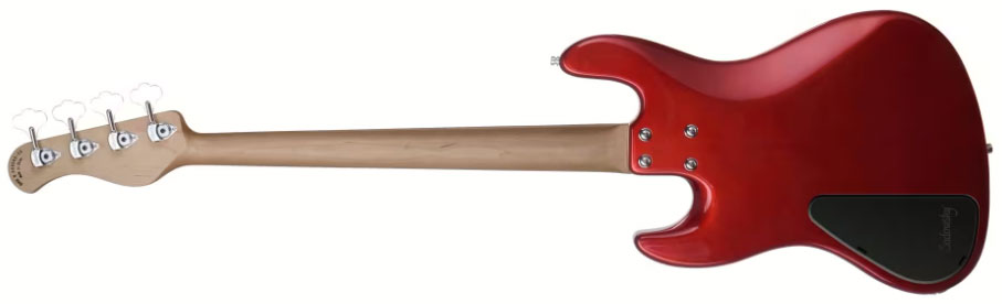 Sadowsky Vintage Jj Bass 21 Fret 4c Metroexpress V2 Pf - Candy Apple Red Metallic - Solid body elektrische bas - Variation 1