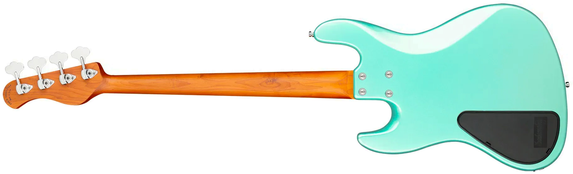 Sadowsky Vintage Jj Bass 21 Fret 4c Metroexpress V2 Pf - Sage Green Metallic - Solid body elektrische bas - Variation 6