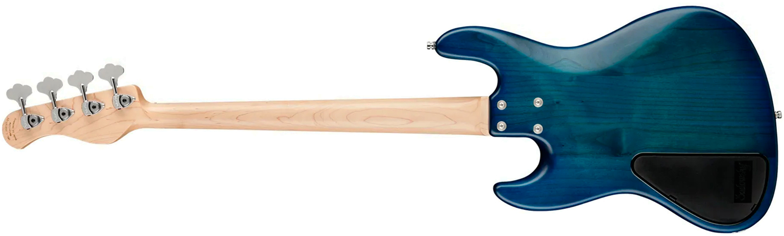 Sadowsky Vintage Jj Bass 21 Fret Alder 4c Metroline All Active Mor - Bora Blue Burst Transparent Satin - Solid body elektrische bas - Variation 1