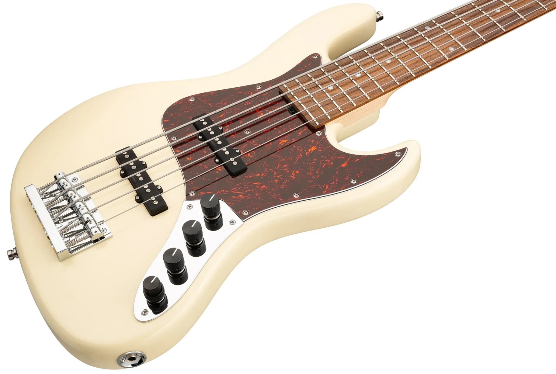 Sadowsky Vintage Jj Bass 21 Fret Alder 5c Metroline All Active Mor - Solid Olympic White - Solid body elektrische bas - Variation 2