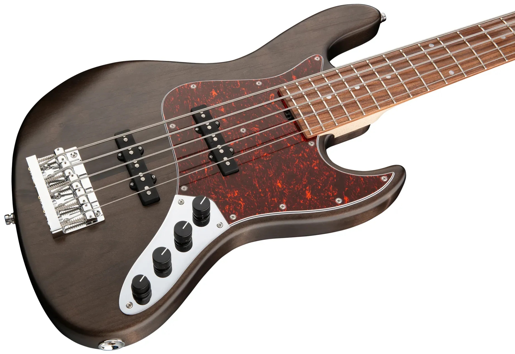 Sadowsky Vintage Jj Bass 21 Fret Alder 5c Metroline All Active Mor - Nirvana Black Transparent Satin - Solid body elektrische bas - Variation 3