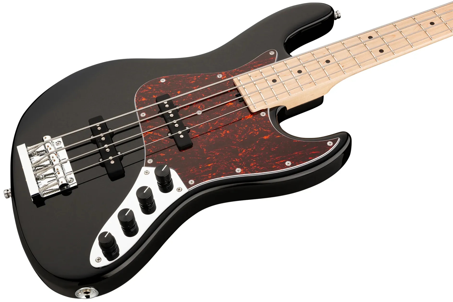 Sadowsky Vintage Jj Bass 21 Fret Ash 4c Metroline All Active Mn - Solid Black Gloss - Solid body elektrische bas - Variation 2