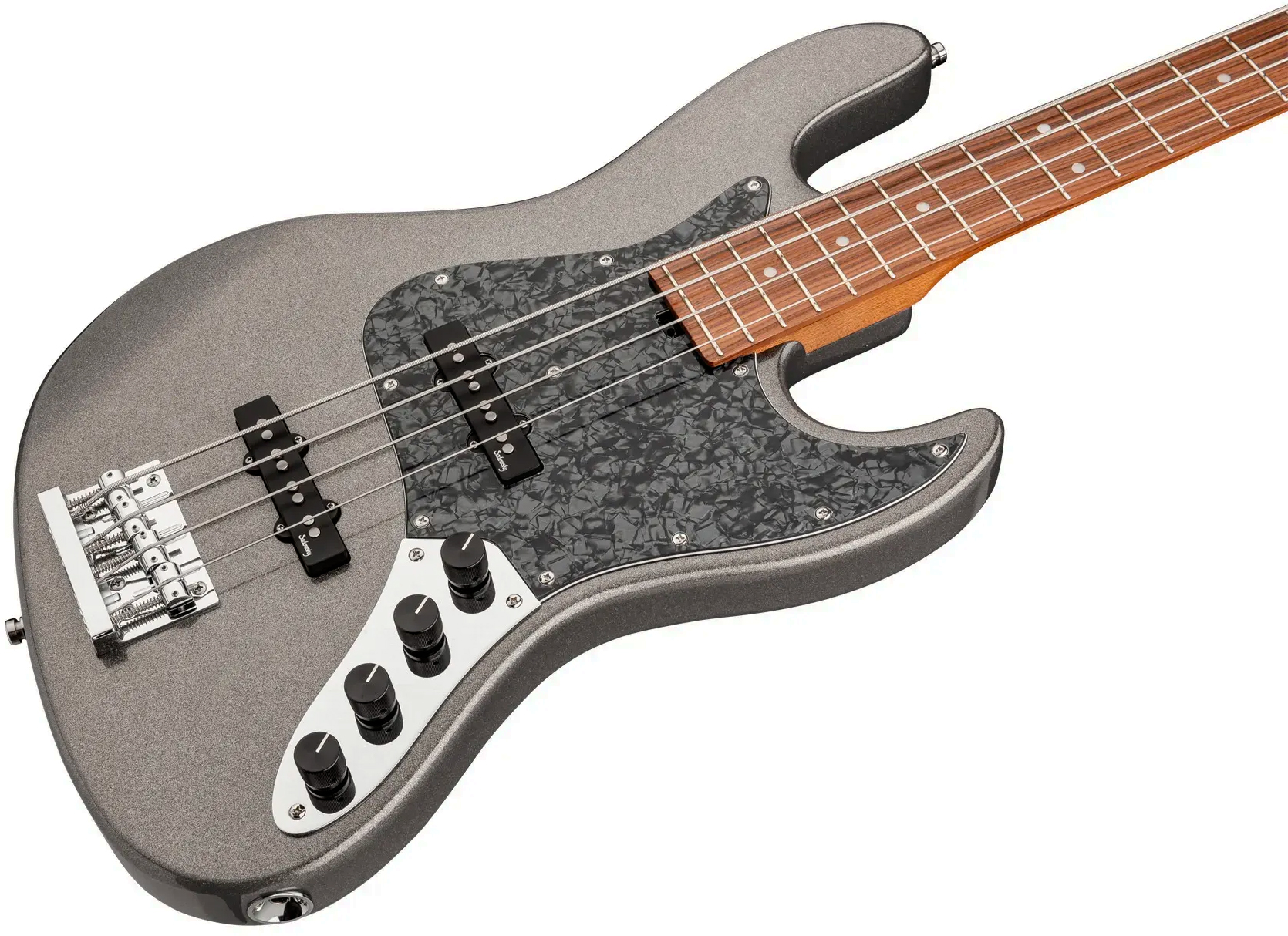 Sadowsky Vintage Jj Bass 21f 4c Metroexpress Mor - Silver Metallic - Solid body elektrische bas - Variation 2