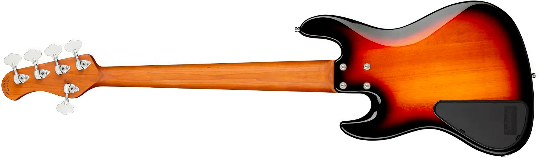 Sadowsky Vintage Jj Bass 21f 5c Metroexpress Mn - Tobacco Sunburst Transparent - Solid body elektrische bas - Variation 1