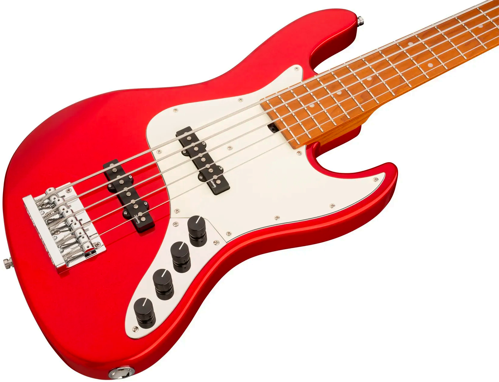Sadowsky Vintage Jj Bass 21f 5c Metroexpress Mn - Candy Apple Red Metallic - Solid body elektrische bas - Variation 2