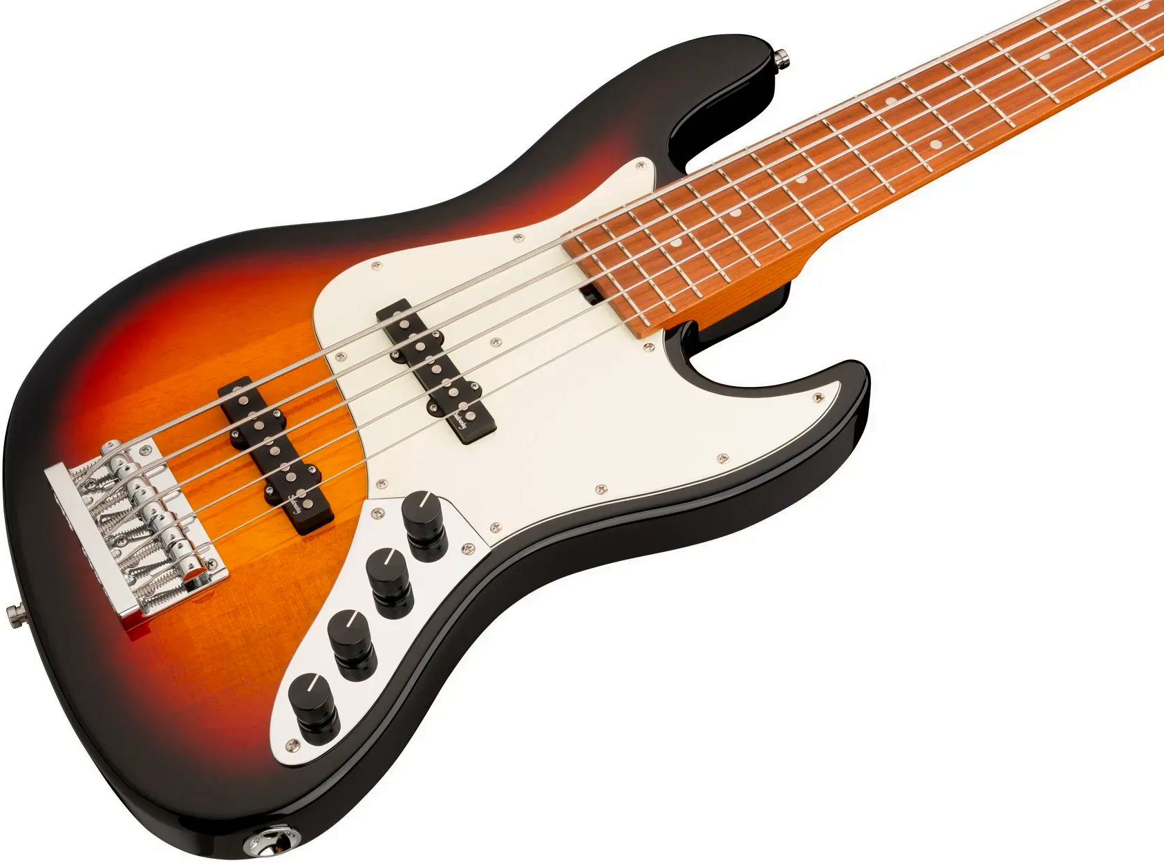 Sadowsky Vintage Jj Bass 21f 5c Metroexpress Mn - Tobacco Sunburst Transparent - Solid body elektrische bas - Variation 3