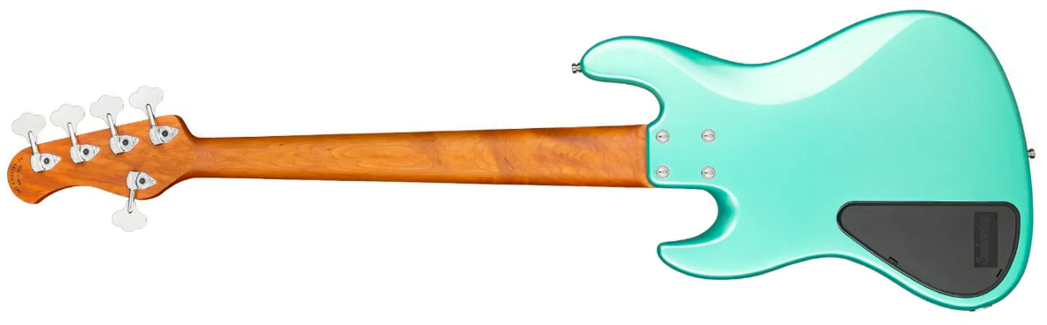 Sadowsky Vintage Jj Bass 21f 5c Metroexpress Mor - Sage Green Metallic - Solid body elektrische bas - Variation 1