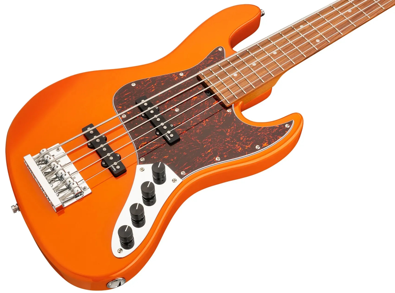 Sadowsky Vintage Jj Bass 21f 5c Metroexpress Mor - Candy Apple Orange Metallic - Solid body elektrische bas - Variation 2
