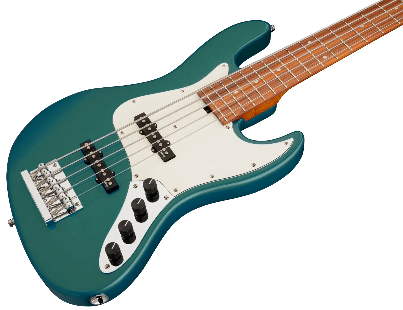 Sadowsky Vintage Jj Bass 21f 5c Metroexpress Mor - Sherwood Green Metallic - Solid body elektrische bas - Variation 3