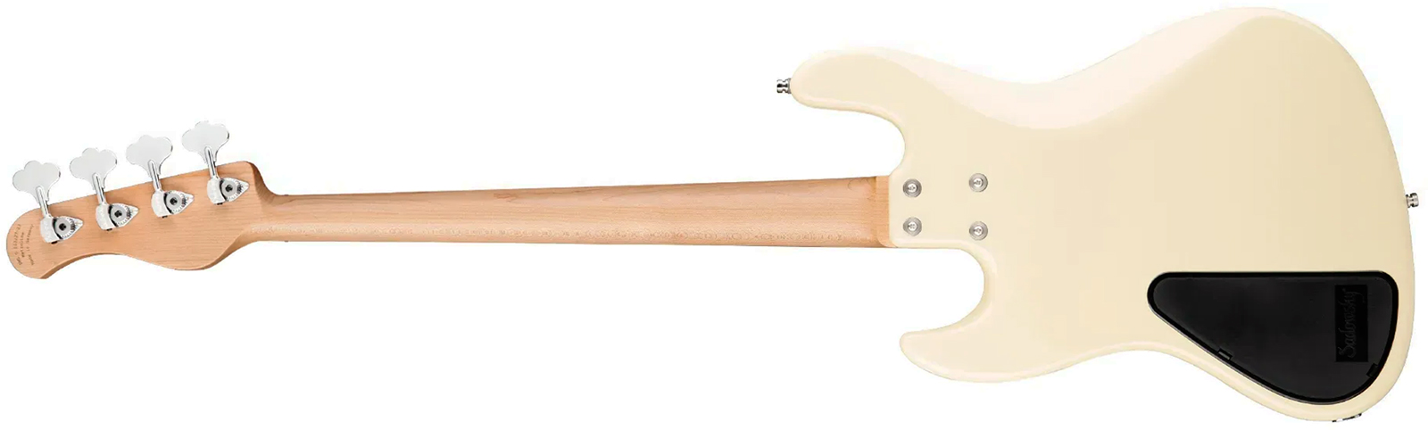 Sadowsky Vintage Mj Bass 21f Alder 4c Metroline All Active Mor - Olympic White - Solid body elektrische bas - Variation 1
