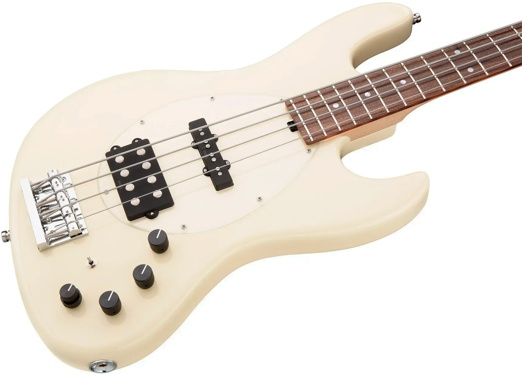 Sadowsky Vintage Mj Bass 21f Alder 4c Metroline All Active Mor - Olympic White - Solid body elektrische bas - Variation 2