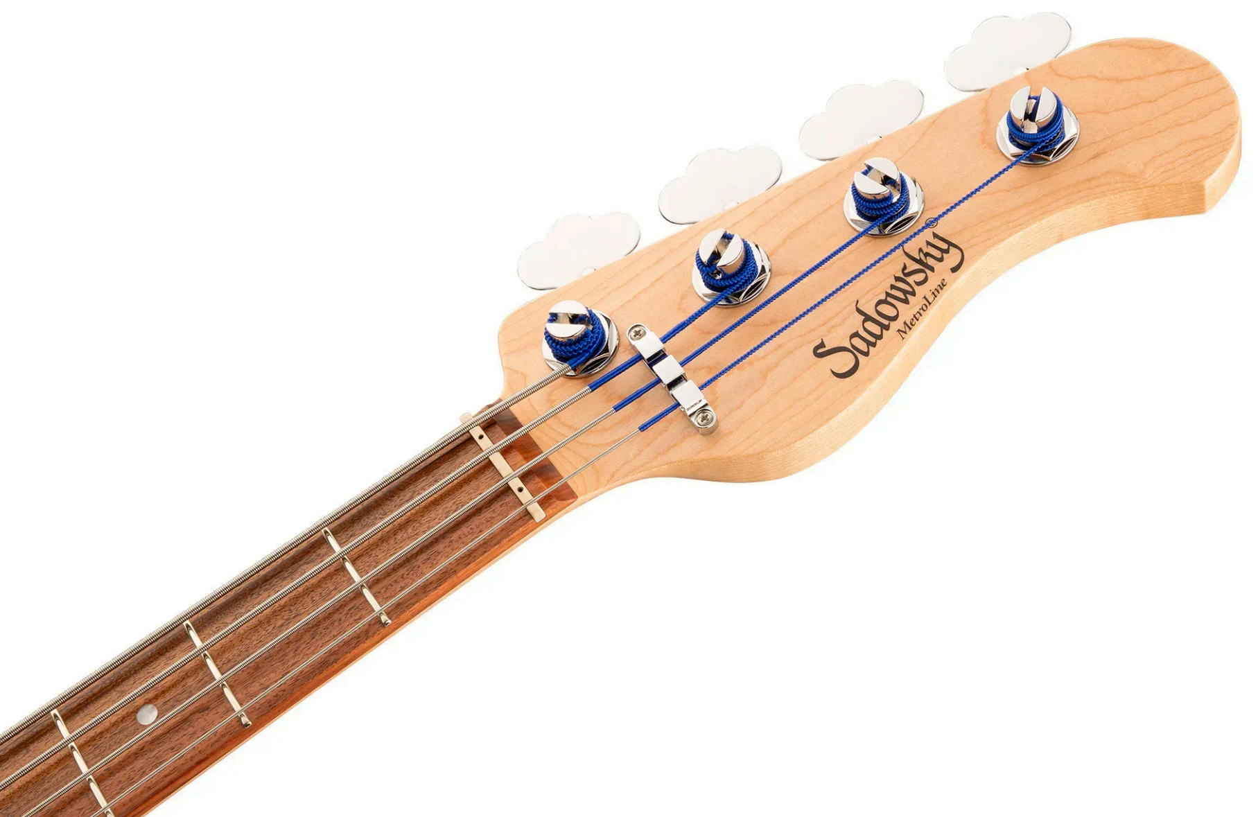 Sadowsky Vintage Mj Bass 21f Alder 4c Metroline All Active Mor - Dark Lake Placid Blue Metallic - Solid body elektrische bas - Variation 4