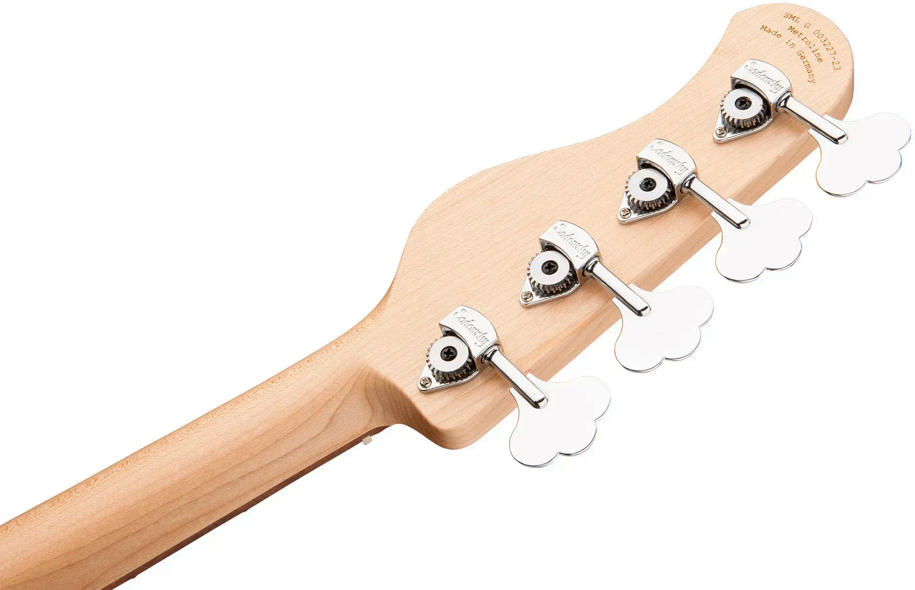 Sadowsky Vintage Mj Bass 21f Alder 4c Metroline All Active Mor - Olympic White - Solid body elektrische bas - Variation 4