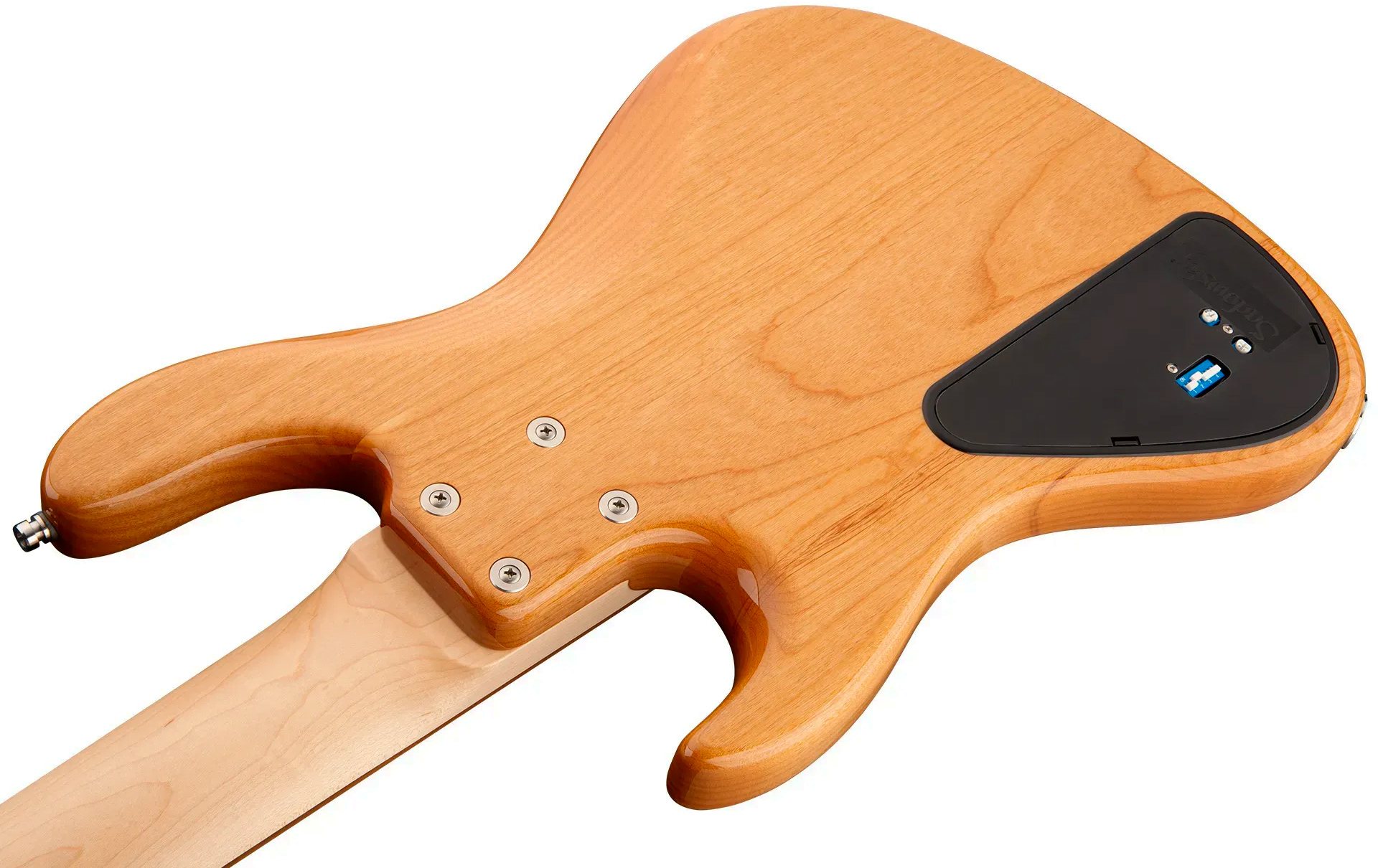 Sadowsky Will Lee 22-fret Alder 5c Metroline Signature All Active Mor - Natural Transparent - Solid body elektrische bas - Variation 3