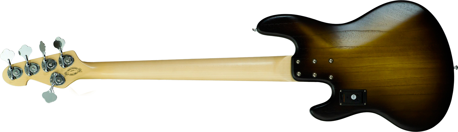 Sandberg California Tm Sl Superlight 5c All Active Mn #50318 - Matt Tobacco Sunburst - Solid body elektrische bas - Variation 1