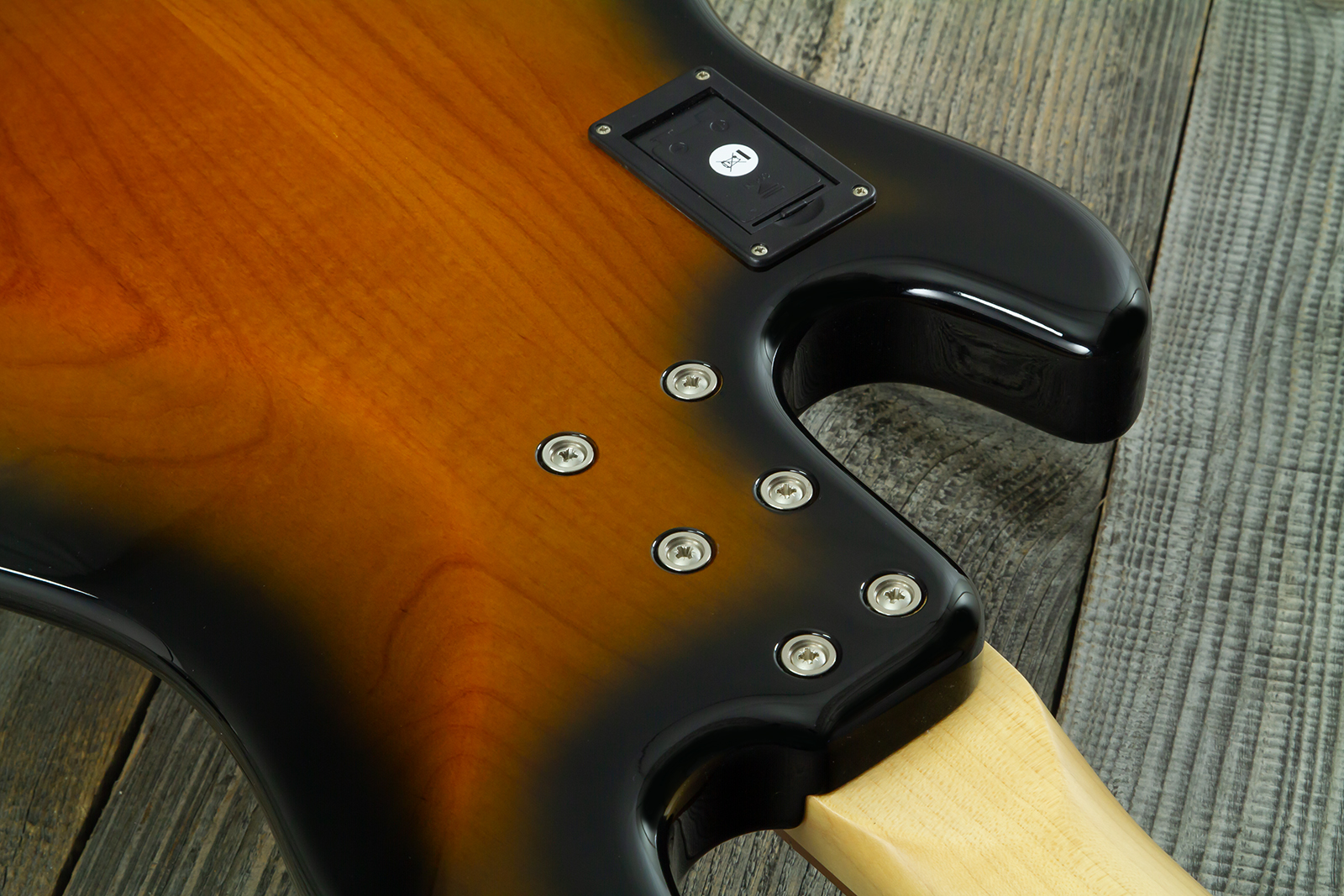 Sandberg California Tm4 Sl Abalone Dots Superlight 4c All Active Pf - Tobacco Sunburst - Solid body elektrische bas - Variation 6