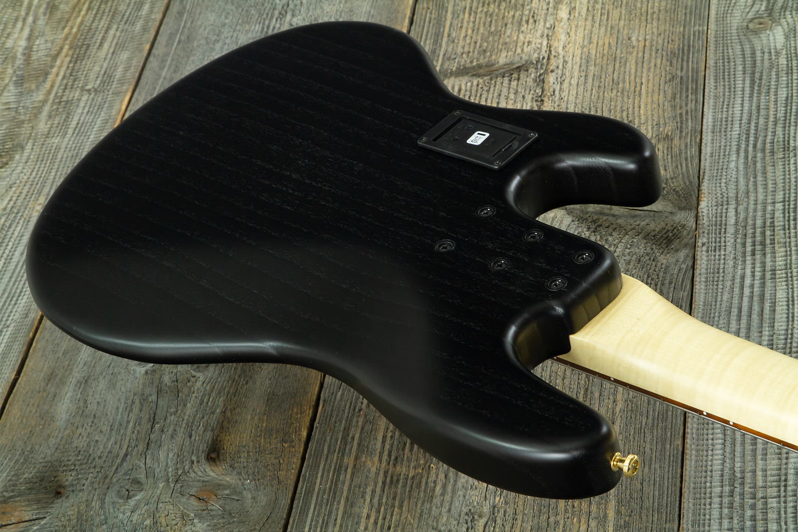 Sandberg California Tm4 Sl Superlight Gh 4c All Active Pf - Highgloss Black W. Matched Headstock - Solid body elektrische bas - Variation 8