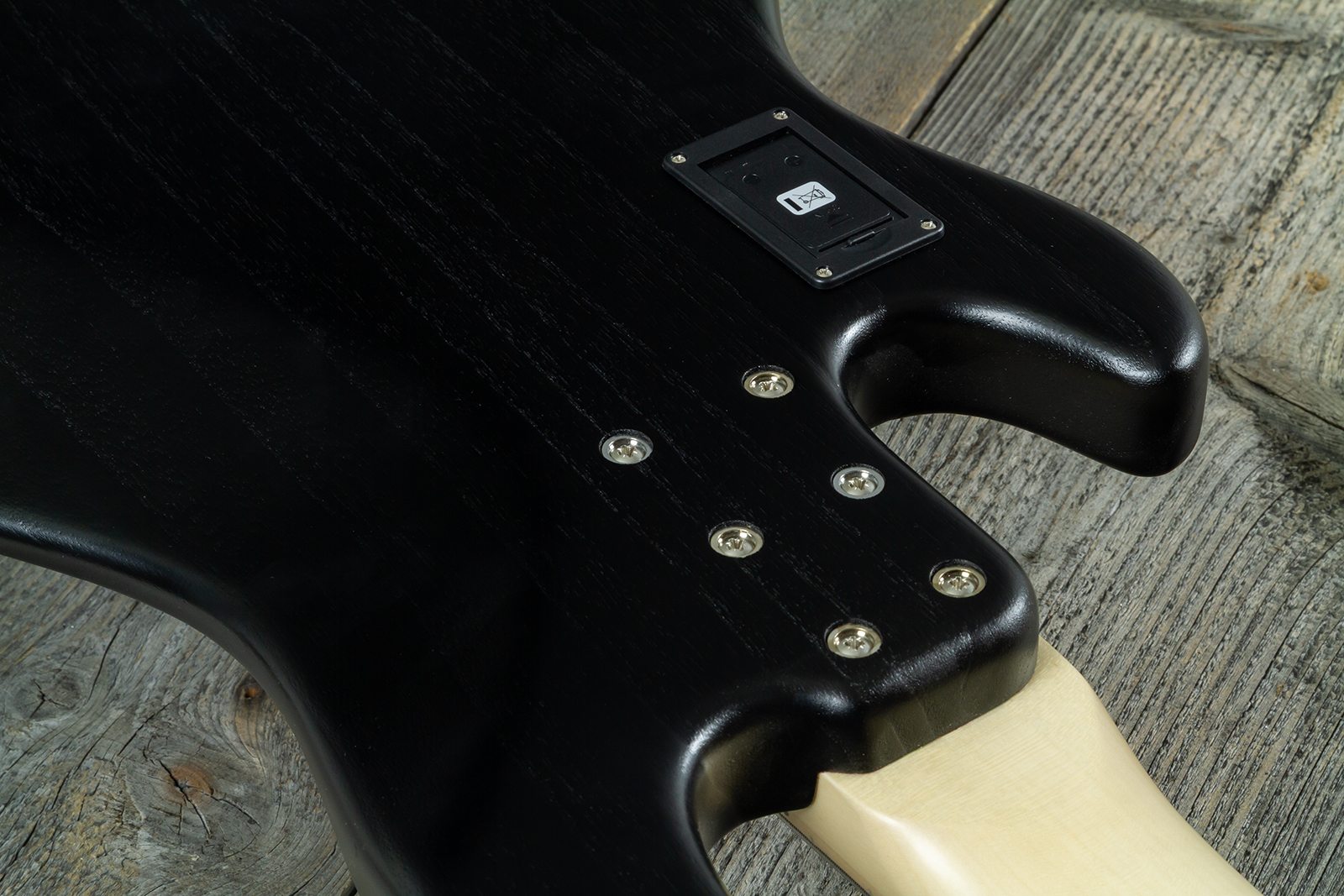 Sandberg California Tm5 Sl Superlight Black Dots Black Pckd 5c All Active Mn - Black Matt - Solid body elektrische bas - Variation 9