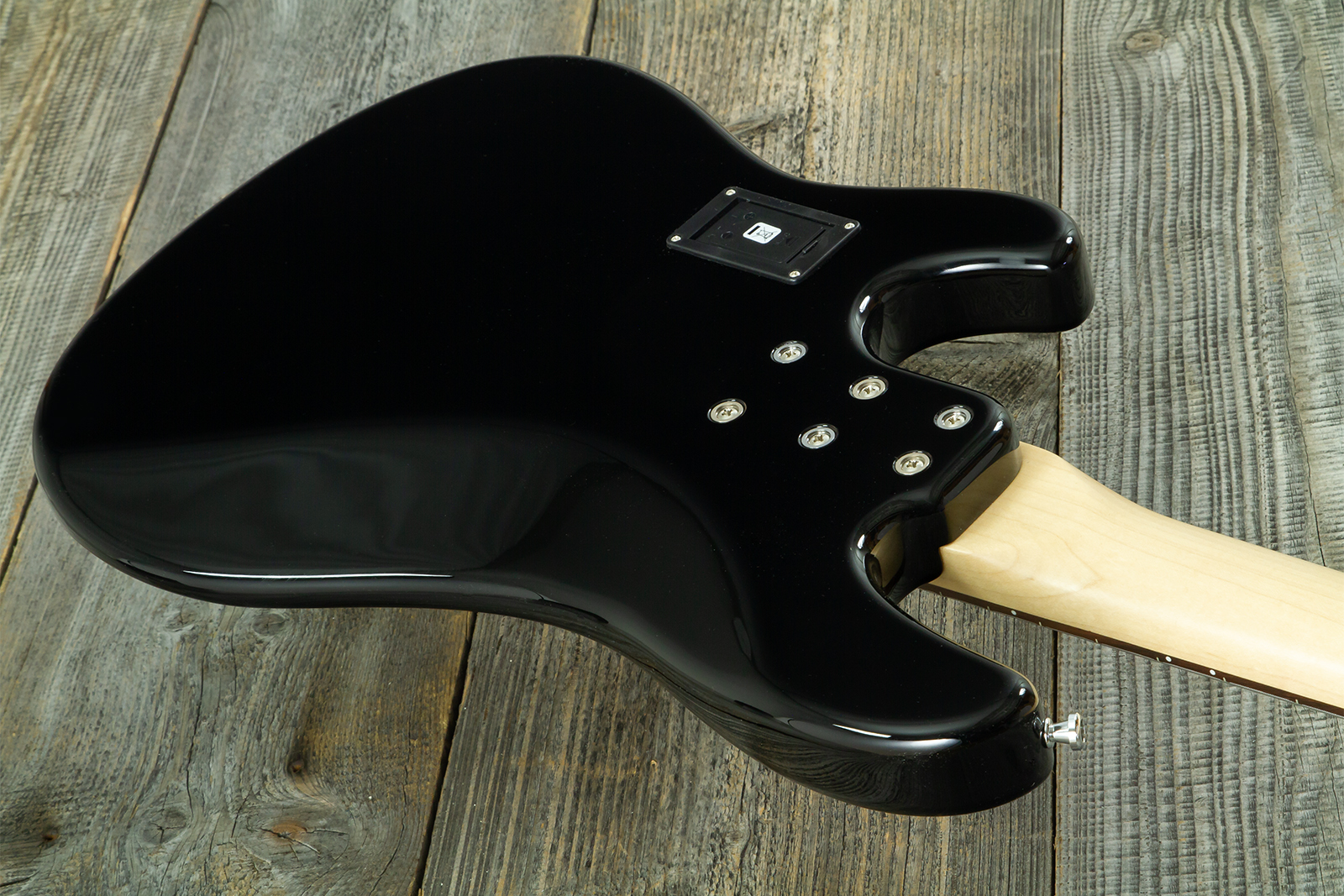 Sandberg California Vm4 Abalone Dots All 4c Active Rw - Highgloss Black - Solid body elektrische bas - Variation 10