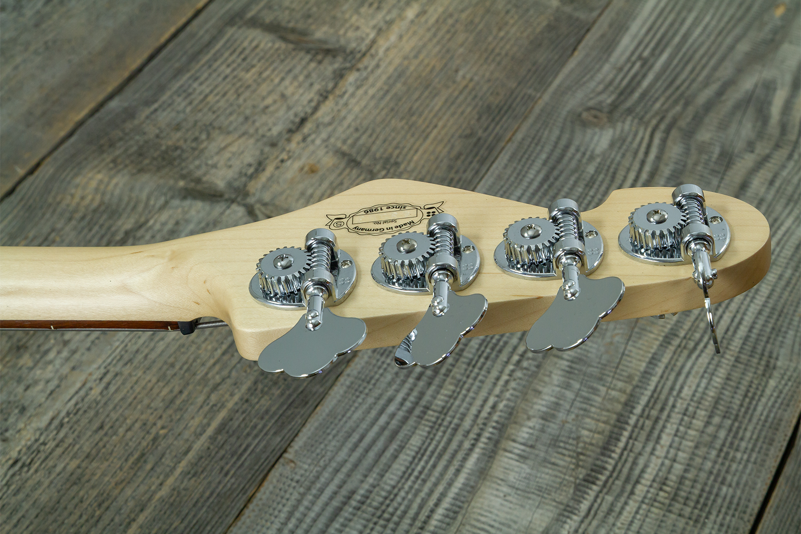 Sandberg California Vm4 Abalone Dots All 4c Active Rw - Highgloss Black - Solid body elektrische bas - Variation 13