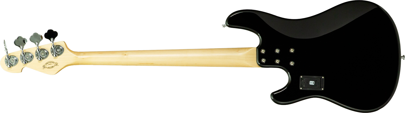 Sandberg California Vm4 Abalone Dots All 4c Active Rw - Highgloss Black - Solid body elektrische bas - Variation 4