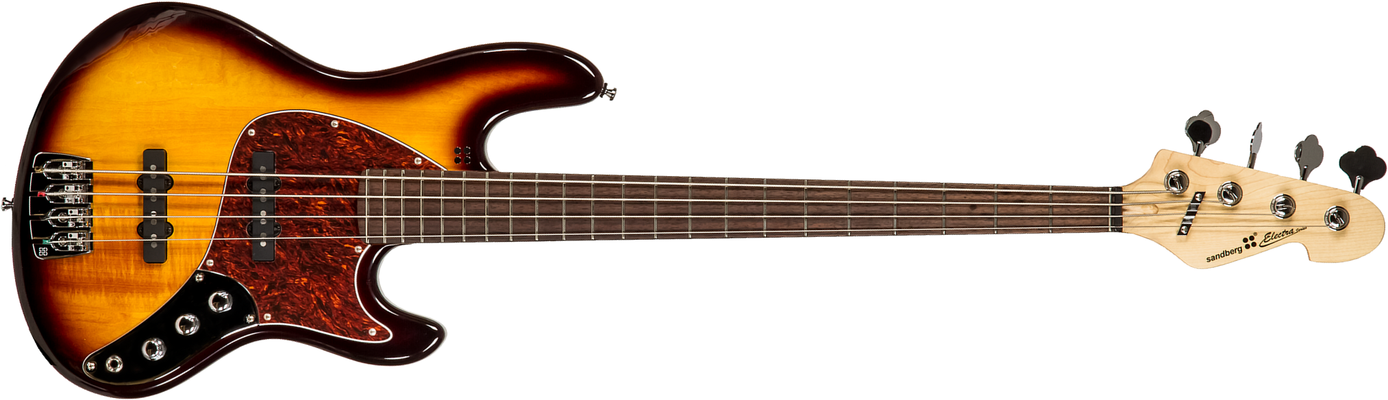 Sandberg Electra Bass Tt 4 Active Rw - 3-tone Sunburst - Solid body elektrische bas - Main picture
