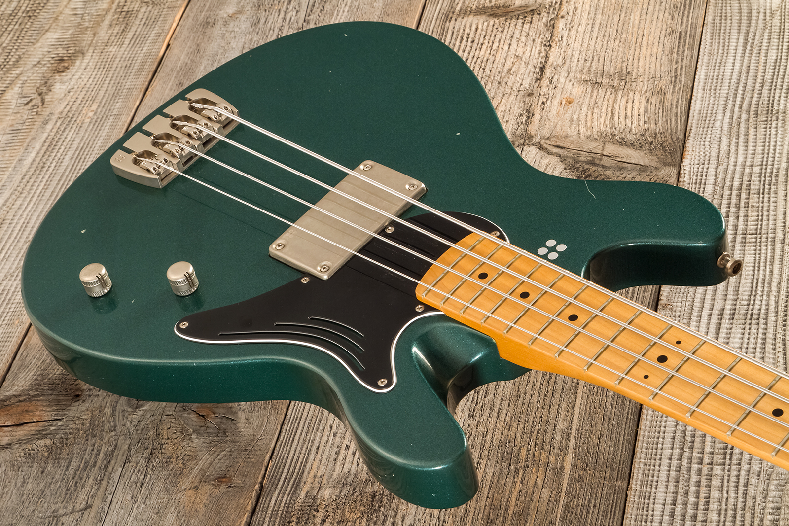 Sandberg Florence Bass 4c Shsc Mn - Soft Aged British Green - Solid body elektrische bas - Variation 2