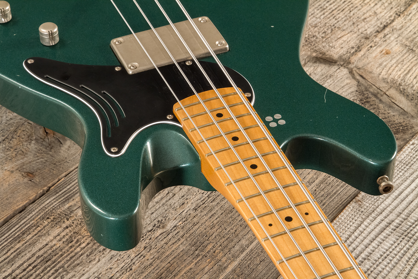 Sandberg Florence Bass 4c Shsc Mn - Soft Aged British Green - Solid body elektrische bas - Variation 4