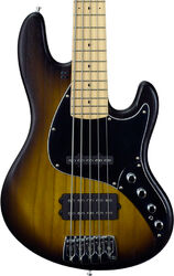 Solid body elektrische bas Sandberg                       California TM SL Superlight #50318 (5-String) - Matt Tobacco Sunburst
