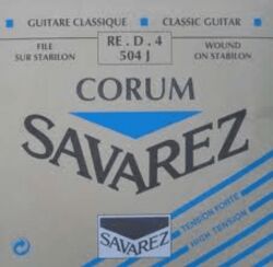 Nylonsnaren voor klassieke gitaar Savarez RE-4 BLEU FILE ARGENTE - Snaar per stuk