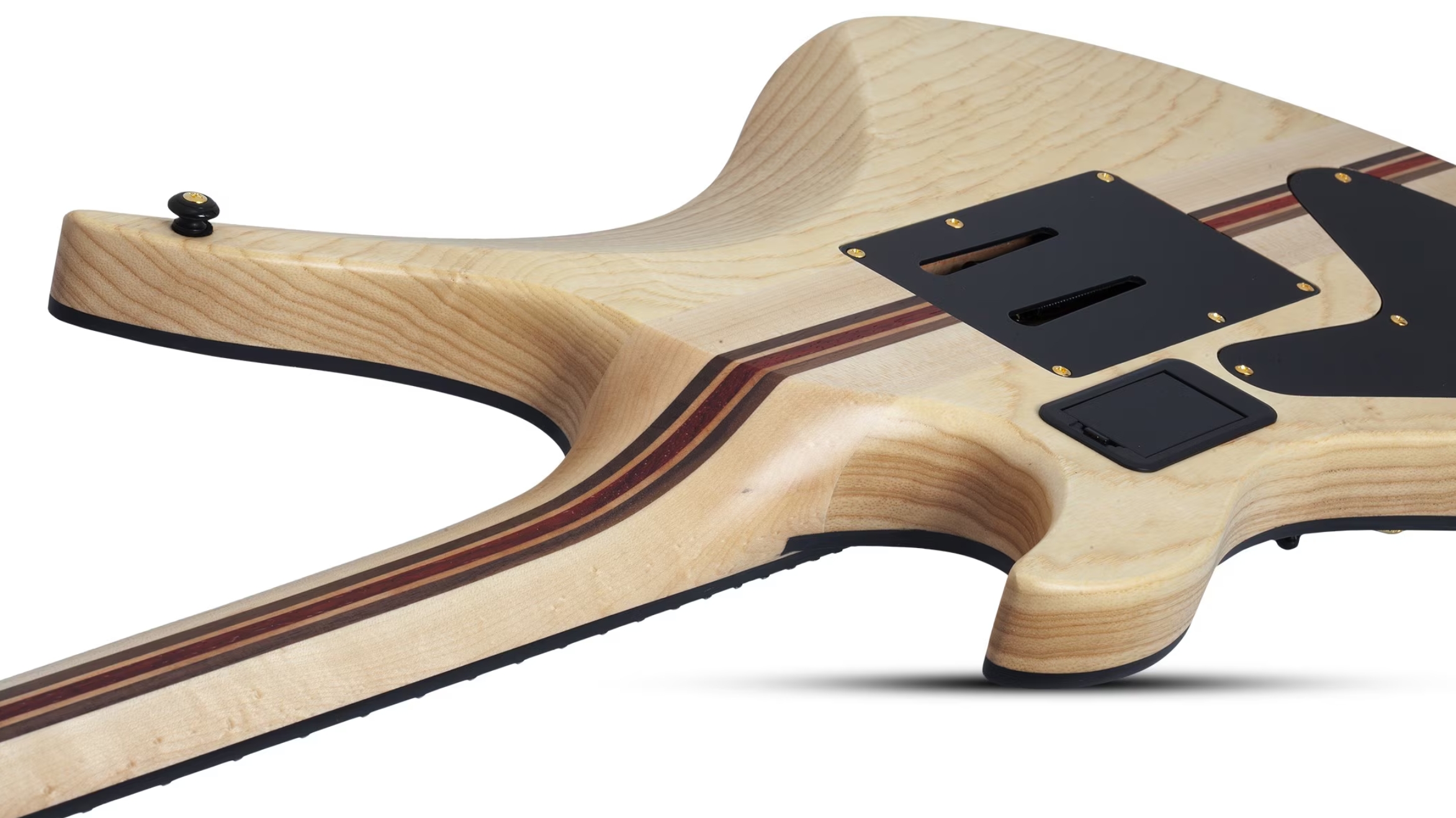 Schecter Avenger Fr-s 50th Ann. 2h Sustainiac Fr Eb - 50th Gold Burst - Metal elektrische gitaar - Variation 7