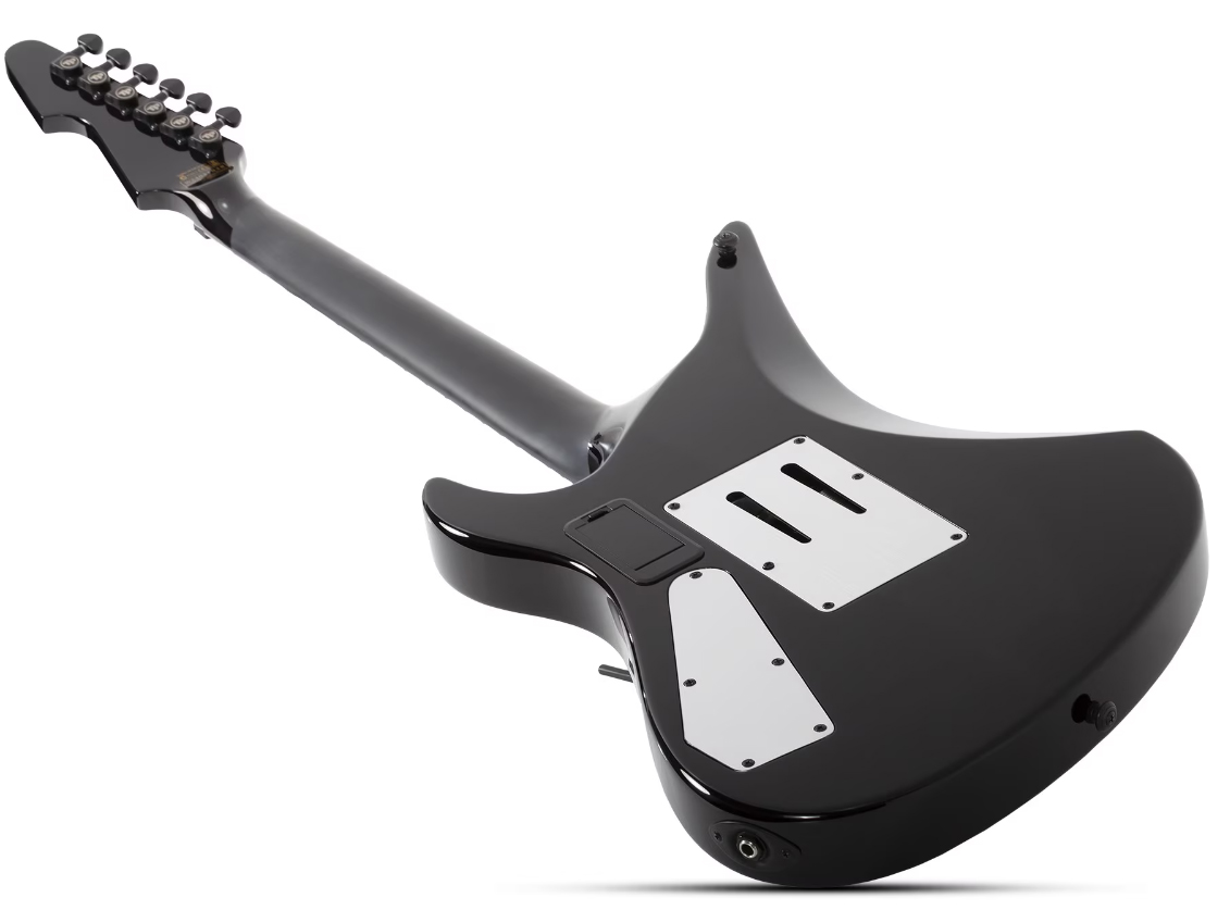 Schecter Avenger Pryzm Palladium 2h Fishman Fluence Modern Fr Eb - Gloss Black - 7-snarige elektrische gitaar - Variation 5