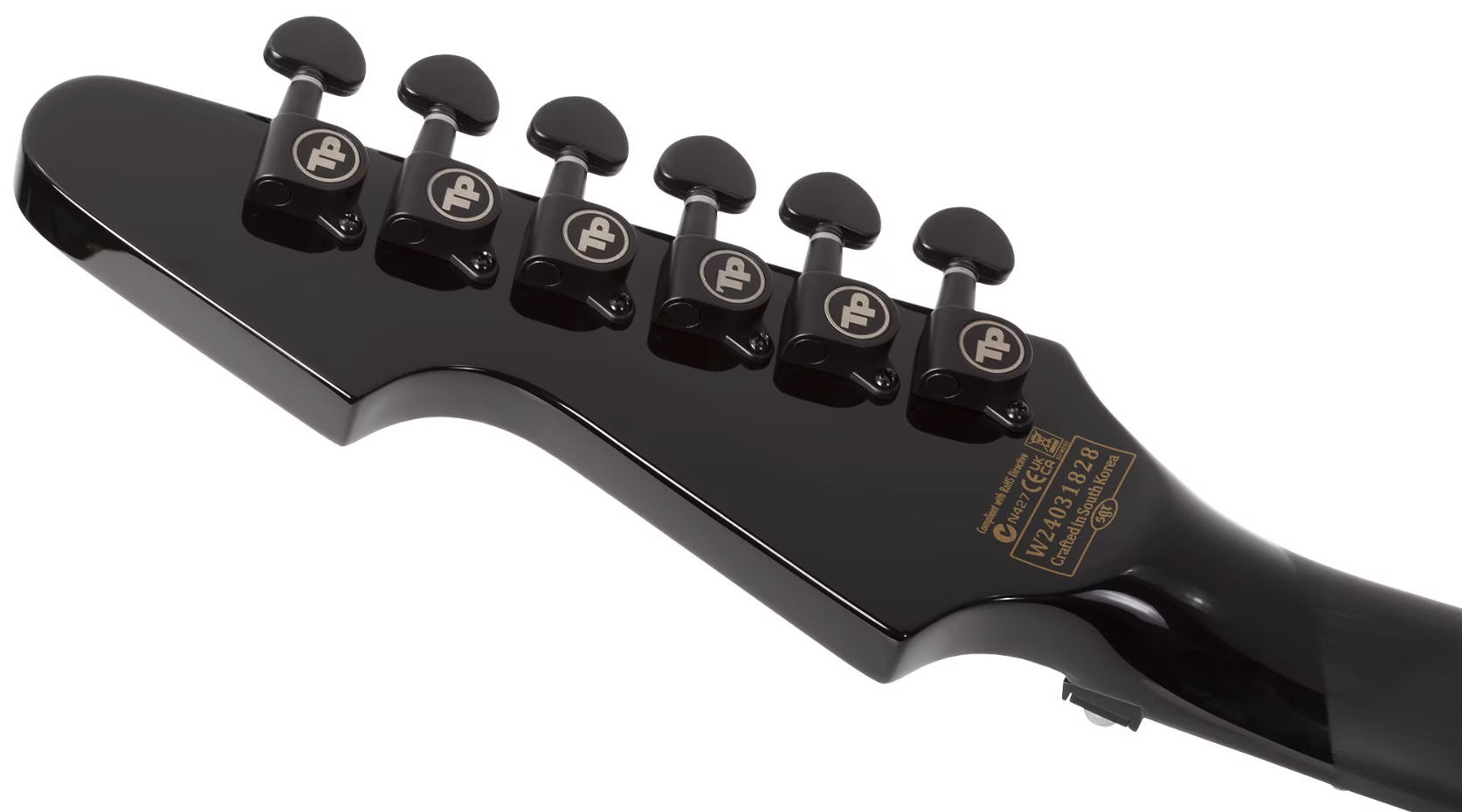Schecter Avenger Pryzm Palladium 2h Fishman Fluence Modern Fr Eb - Gloss Black - 7-snarige elektrische gitaar - Variation 6