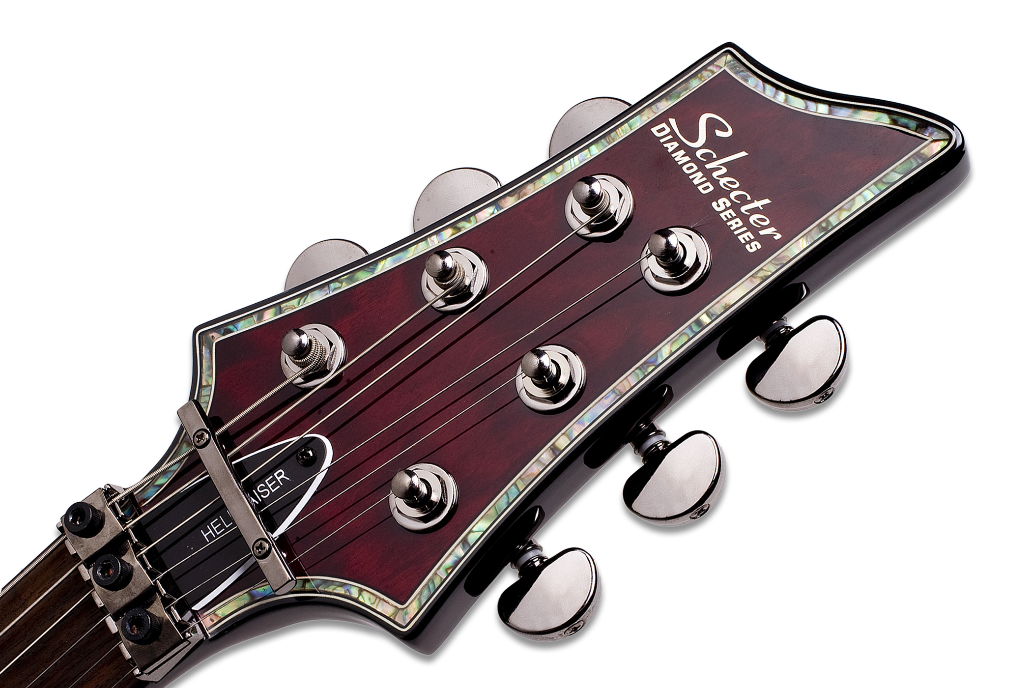 Schecter C-1 Fr Hellraiser 2h Emg Rw - Black Cherry - Elektrische gitaar in Str-vorm - Variation 4