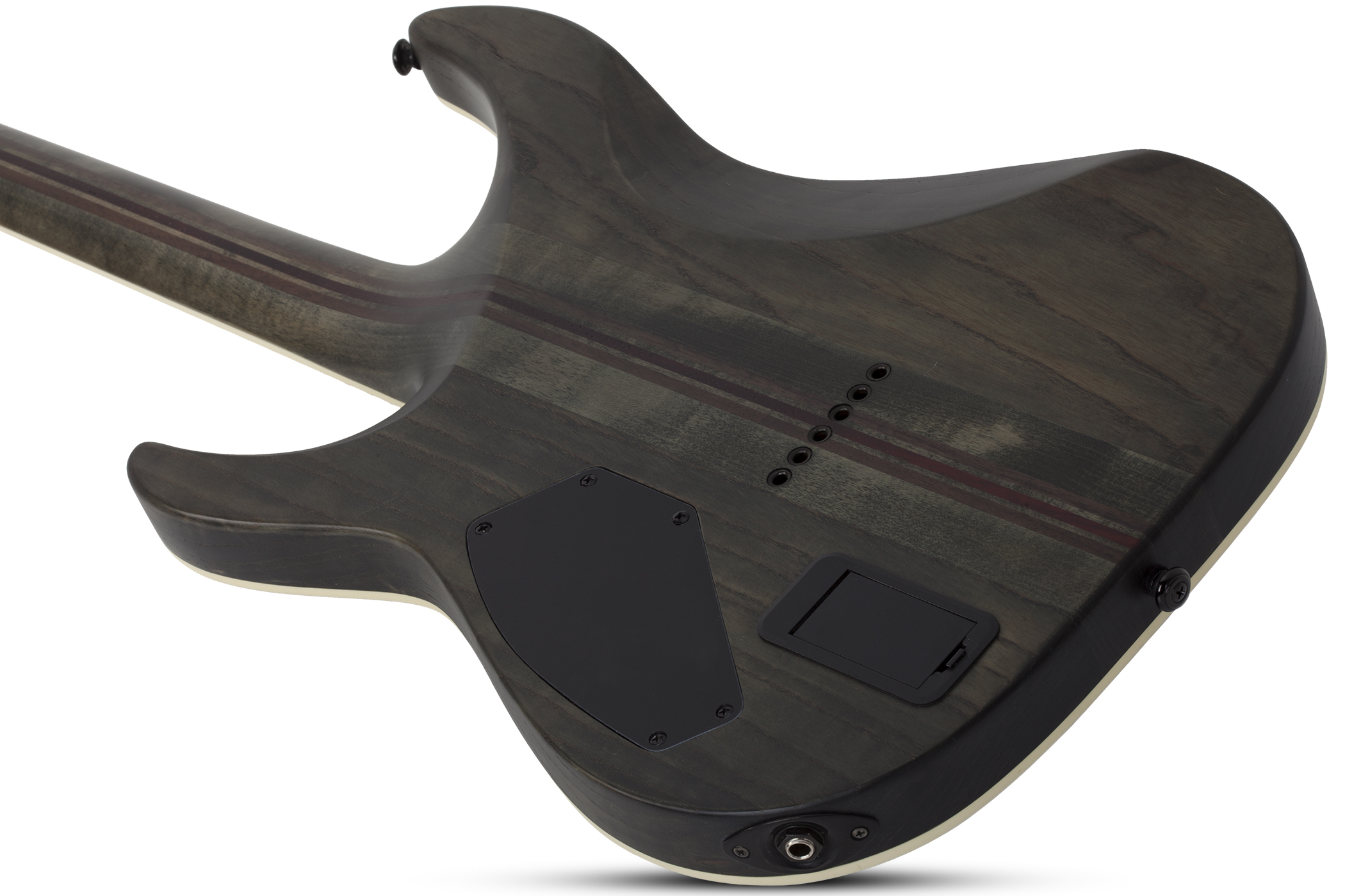 Schecter C-1 Sls Evil Twin 2h Fishman Ht Eb - Satin Black - Elektrische gitaar in Str-vorm - Variation 3