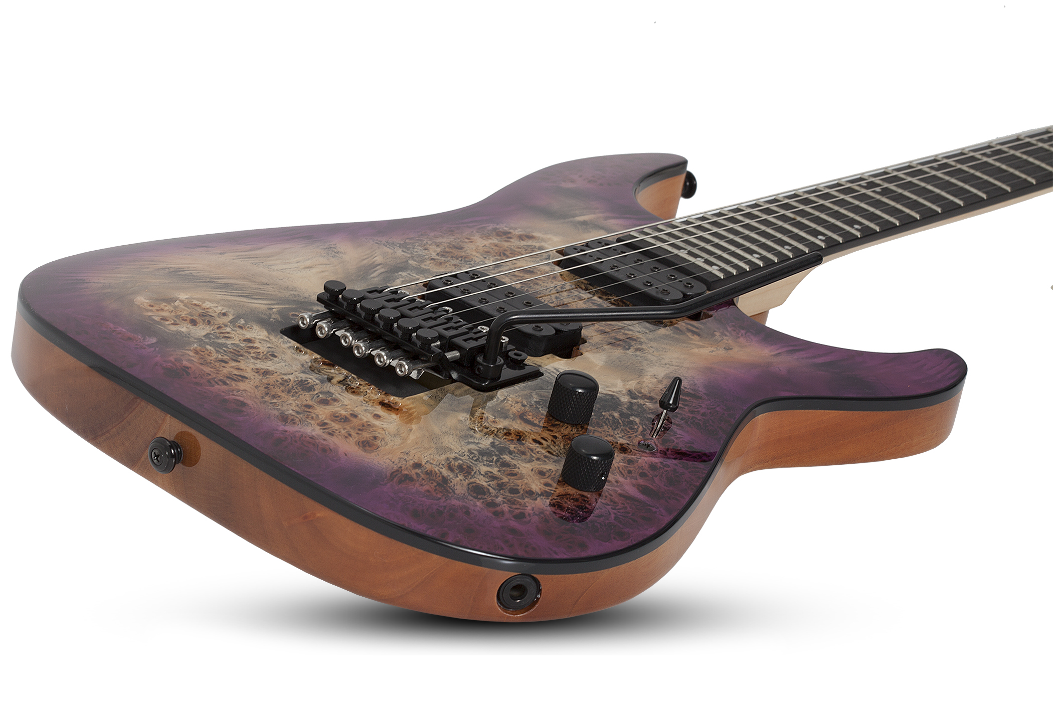 Schecter C-6 Pro Fr 2h Wen - Aurora Burst - Guitarra eléctrica de doble corte. - Variation 1