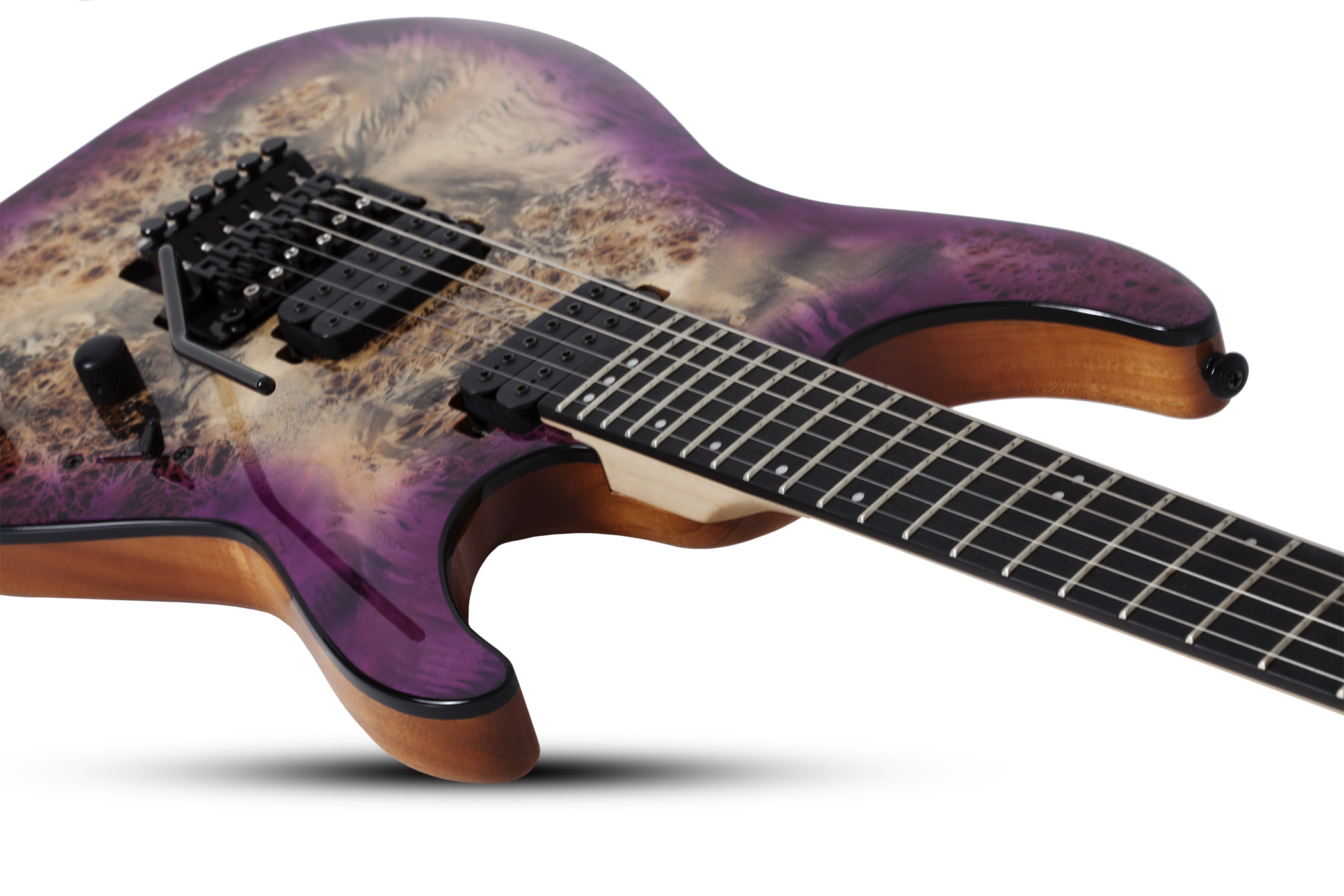 Schecter C-6 Pro Fr 2h Wen - Aurora Burst - Guitarra eléctrica de doble corte. - Variation 2