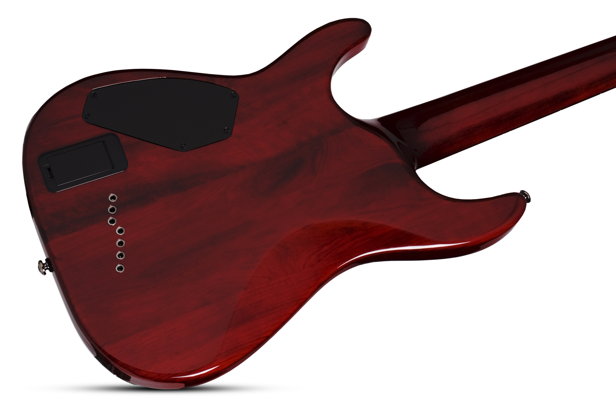 Schecter C-7 Fr Lh Hellraiser 7c Gaucher 2h Emg Rw - Black Cherry - Linkshandige elektrische gitaar - Variation 2