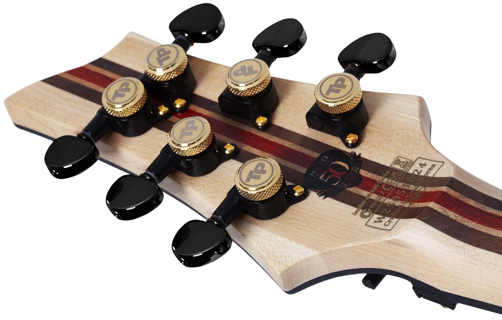 Schecter C1 Fr-s 50th Ann. Lh 2h Sustainiac Eb - 50th Gold Burst - Metal elektrische gitaar - Variation 9