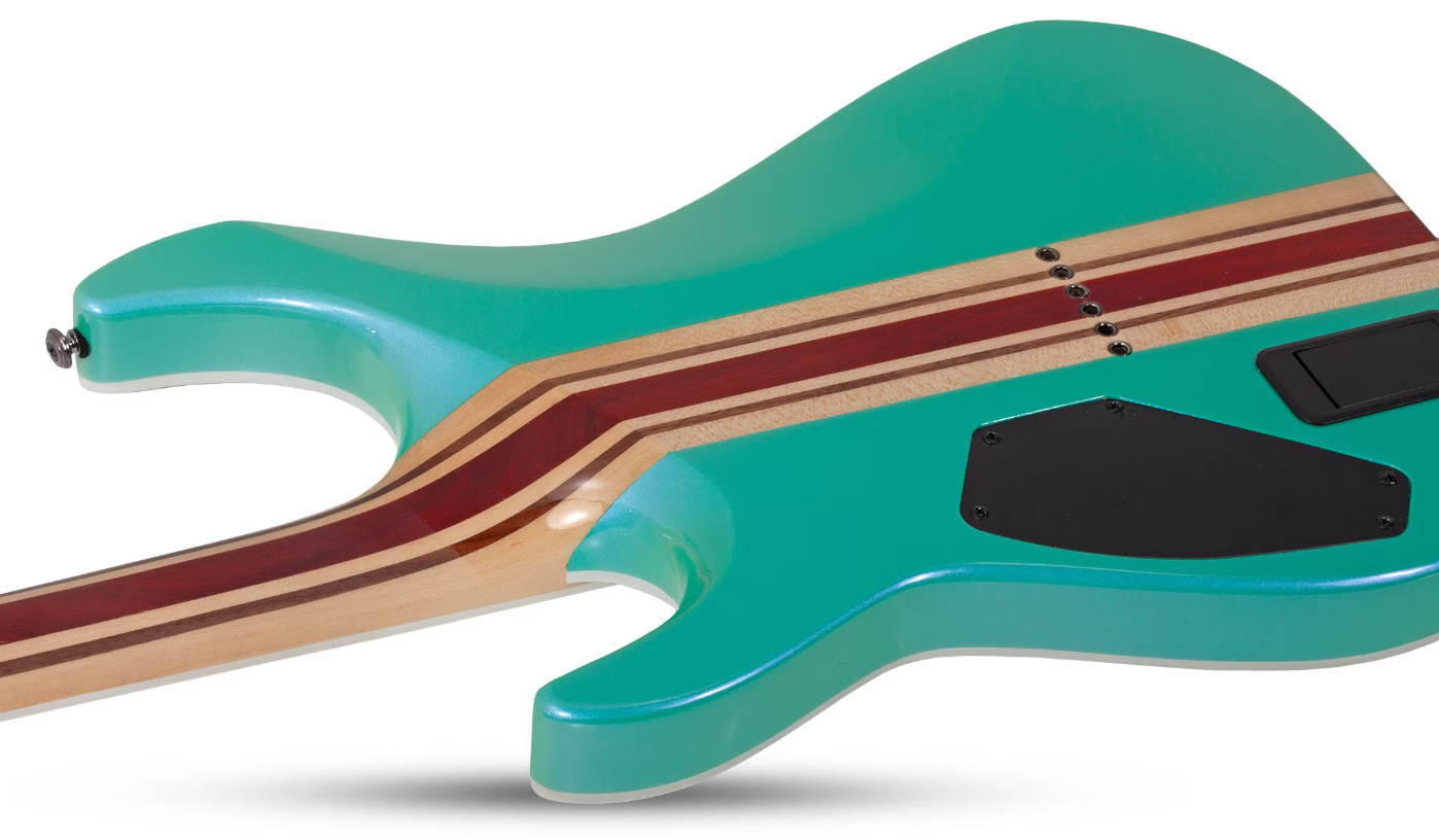 Schecter C1 Sls Hollywood 2h Fishman Fluence Modern Ht Eb - Glacier - Metal elektrische gitaar - Variation 3