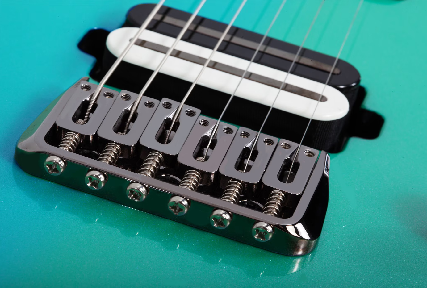 Schecter C1 Sls Hollywood 2h Fishman Fluence Modern Ht Eb - Glacier - Metal elektrische gitaar - Variation 4