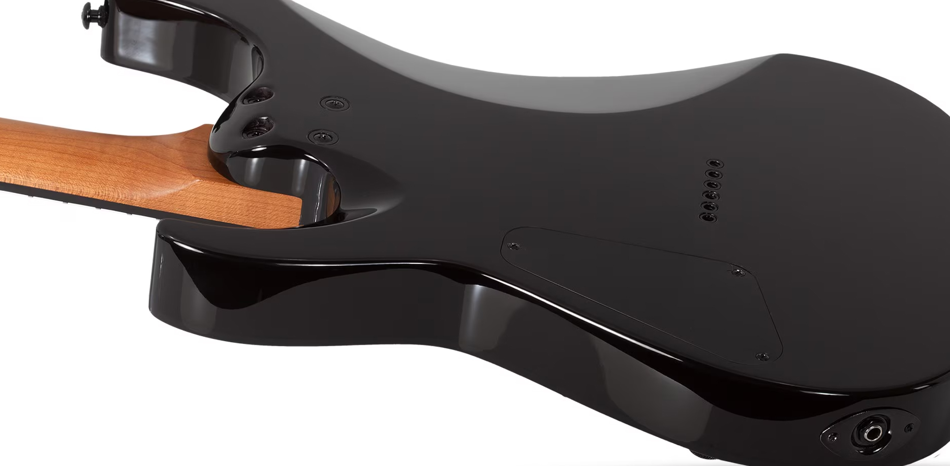 Schecter C1 Standard 2h Ht Rw - Black Fade Burst Burl - Elektrische gitaar in Strat vorm - Variation 5